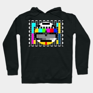 Television Test Screen No Signal Hoodie